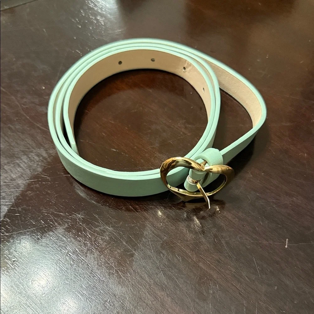 Set of Three Satin Belts in Pastel Colors